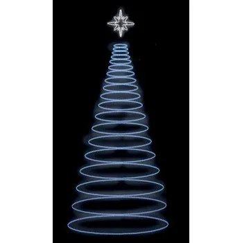 Vánoční světelný řetěz Polamp POL-0914 - 3D dekorace - Palma - 400 x 150 cm