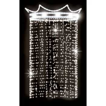 Vánoční světelný řetěz Polamp POL-0707 - 3D dekorace - Ozdoba sloupů - 150 x 80 cm