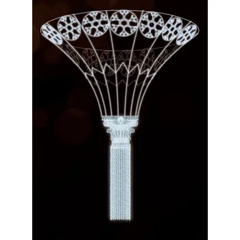 Vánoční osvětlení Polamp POL-2940 - 3D dekorace - Sloup - 600 x 450 cm