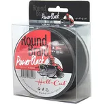 Hell-Cat Splétaná Šňůra Round Braid Power Black 200 m-Průměr 0,60 mm / Nosnost 75 kg