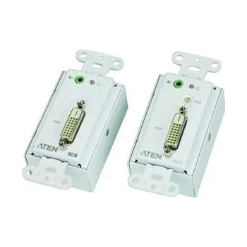 Síťový prvek ATEN DVI Extender do 60m po Cat5 kabelu, montáž na stěnu