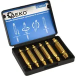 GEKO Vytahováky zalomených šroubů s poškozenou hlavou, oboustranné, 3-12 mm, 6 ks