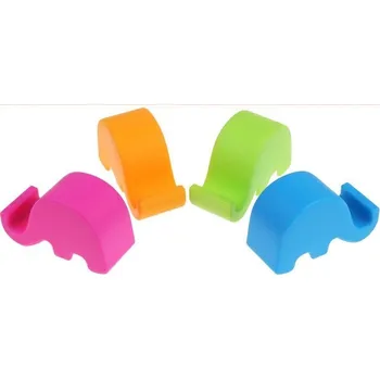 Slon, stojánek na mobilní telefon - Oranžová