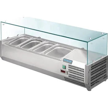 Polar chlazená servírovací vitrína pro 4 GN