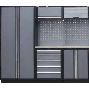 Sestava dílenského nábytku Procarosa PROFI S-I dřevěná deska