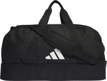 Sportovní taška adidas Tiro League Duffel HS9742 40,75 l černá/bílá