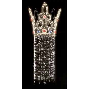 Vánoční světelný řetěz Polamp POL-0772 - 3D dekorace - Ozdoba sloupů - 300 x 125 cm