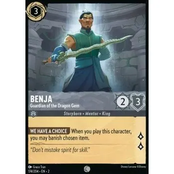 Sběratelská karetní hra ROF 174/204 Benja - Guardian of the Dragon Gem - Rise of the Floodborn Verze: NORMAL