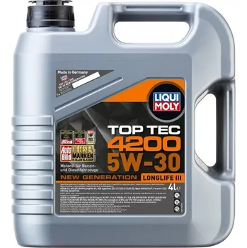 Motorový olej Motorový olej 5W-30 LIQUI MOLY Top Tec 4200 - 4L