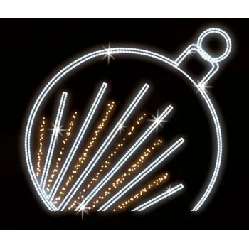 Vánoční světelný řetěz Polamp POL-1500 - 2D dekorace - Baňka - 200 x 220 cm