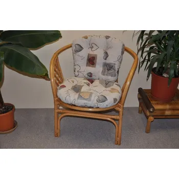 Podsedák Nábytek PEGAS Polstr na křeslo Bahama motiv srdce LOVE