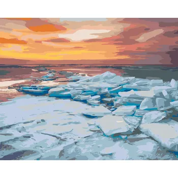 ZUTY Malování podle čísel - LOFOTSKÉ OSTROVY Rozměr: 40x50 cm, Rámování: bez rámu a bez vypnutí plátna