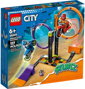 Stavebnice LEGO LEGO City 60360 Kaskadérská výzva s rotujícími kruhy