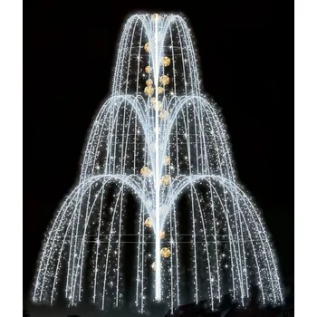 Vánoční osvětlení Polamp POL-1985 - 3D dekorace - Fontána - 400 x 300 cm