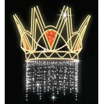 Vánoční světelný řetěz Polamp POL-1727 - 3D dekorace - Ozdoba sloupů - 200 x 170 cm