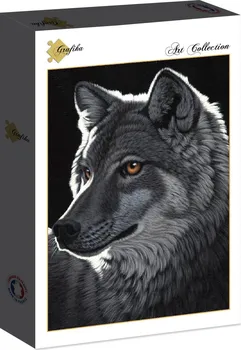 Puzzle Grafika Noční vlk 1000 dílků