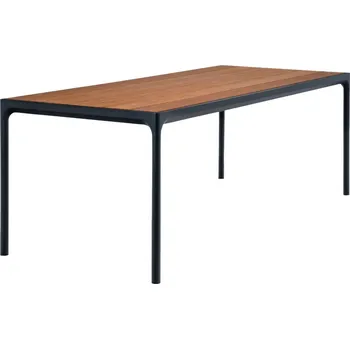 Zahradní stůl Přírodní bambusový zahradní jídelní stůl HOUE Four 210 x 90 cm