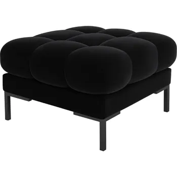 Taburet Micadoni Sametová podnožka Mamaia 60 x 60 cm