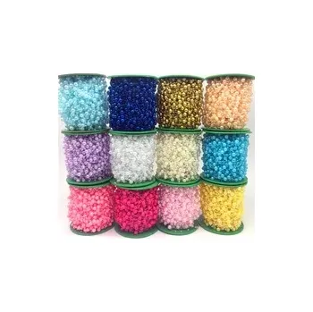 Umělé perly - korálky na vlasci