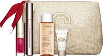 Kosmetická sada Clarins Make-up Heroes dárková sada s kosmetickou taštičkou 5 ks