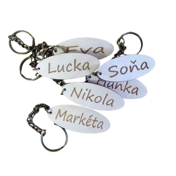 DCH Přívěsek - ovál se jménem