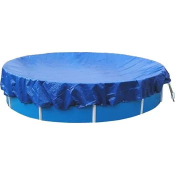 bazénová plachta Plachta na bazén kruhová a oválná PE 200g/1m² modrá Kruh 4,0m