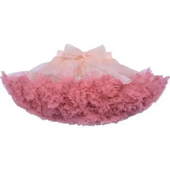 Dívčí sukně Sukně TUTU PETTI objem maxi pro dívky 7-10 let - meruňka broskev duo