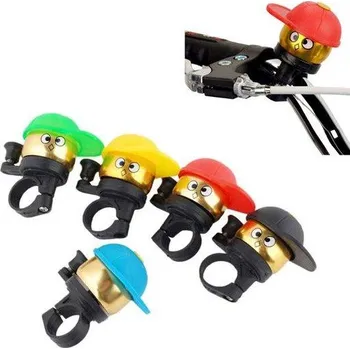 Zvonek na kolo Zvonek na dětské kolo | vychytávka pro cyklisty, styl panáček - náhodná barva