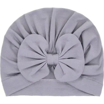 Kojenecká čepice Dětská čepička | čepička pro novorozence - šedá