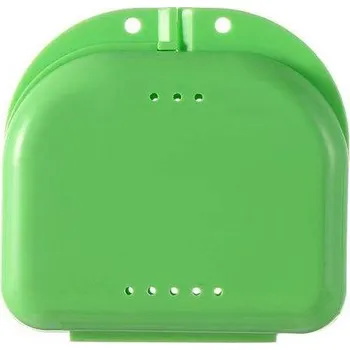 Dárková krabička Krabička na zubní protézu | krabička na rovnátka - Zelená