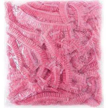 Jednorázová čepice Jednorázová čepice do bazénu | koupací čepice, 100 ks - Růžová