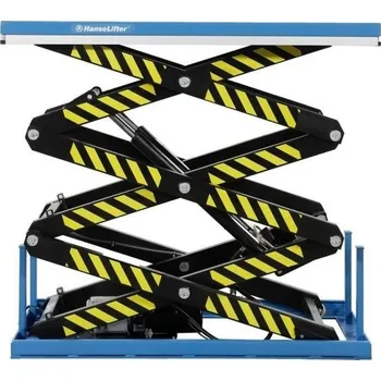 Vysoká zdvihací plošina TRSHT1T • NŮŽKOVÁ | nosnost 1.0 t | rozměr plošiny 1 700x1 000 mm