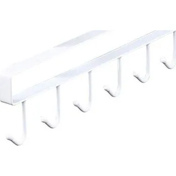 Háčky do kuchyně | držák do kuchyně na poličku - Bílé