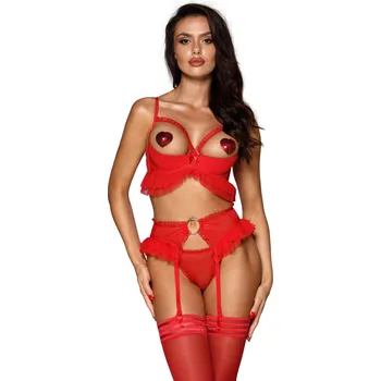 Podprsenka Podprsenka V-9971 červená - Axami 80C