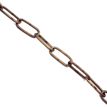 Řetěz POSAMO Řetěz ozdobný/brunýr.mosaz 4mm 1615/4,0/03 4,0mm