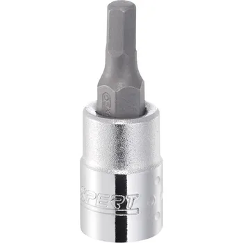 Gola hlavice 1/4" Zástrčná 6hranná hlavice 2-8 mm (zvolte variantu) E030108 velikost: 7 mm, ceklová délka: 33mm, upínání: 1/4"