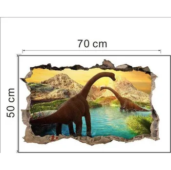 Samolepící dekorace Samolepka na zeď | 3D dekorace na zeď, dinosauři - Dinosaur 25