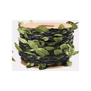 Svatební dekorace Dekorace na svatbu | dekorační provázek s lístky, délka - 5 m - V3