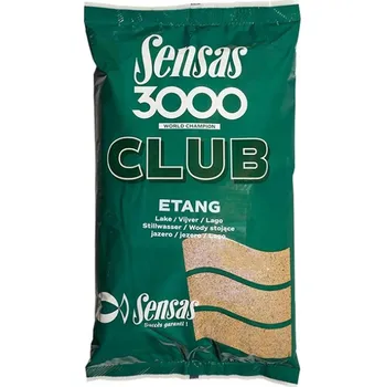 Návnadová surovina Krmení Sensas 3000 Club Etang (Jezero) 1kg