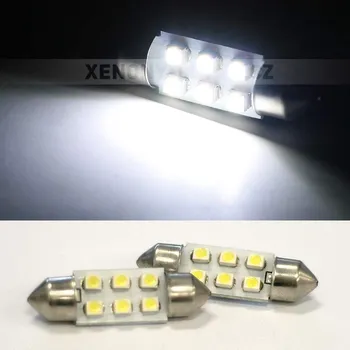 Autožárovka Sufitka bílá - Super 6xSMD LED, 39mm (LED sufitka bílá - Super Light)