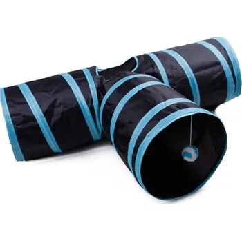 Hračka pro kočku Tunel pro kočky s míčkem | skládací prolézačka pro kočky - 11