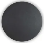 LED Nástěnné svítidlo Ideal Lux Cover AP1 Round Big Nero 195759 11W 1112lm 20cm kulaté černé