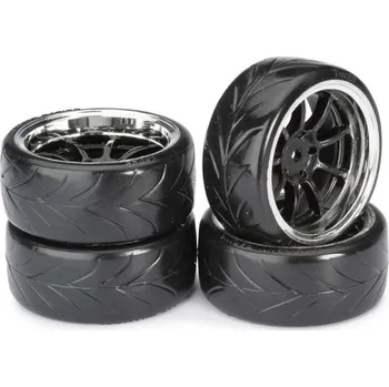 RC náhradní díl Driftové pneumatiky 1:10 včetně disků, 4ks Absima - RC_105851