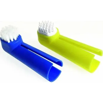 Péče o psí chrup Kartáček zubní na prst pes 2 kusy