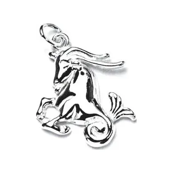 Přívěsek Stříbrný přívěsek měsíční znamení kozoroh - P982 (Stříbrný přívěsek znamení kozoroh)