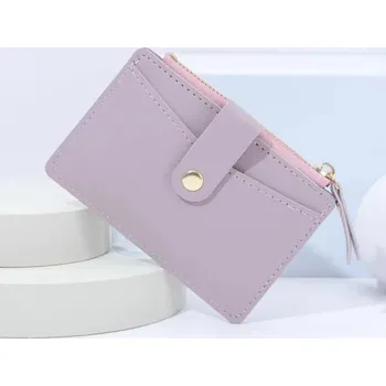 Dámská elegantní peněženka z umělé kůže - fialová01