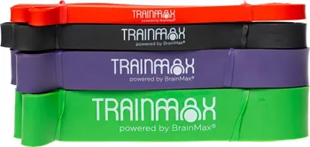 TrainMax Odporové gumy 4 ks 4-57 kg červená/černá/fialová/zelená