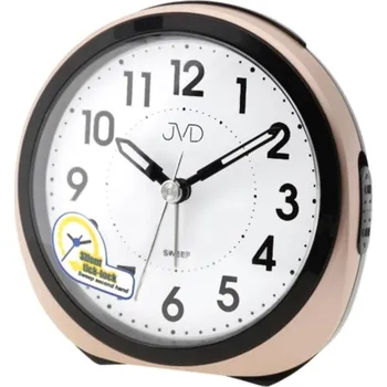 Budík Analogový budík JVD SRP872.2 s plynulým chodem