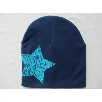 Čepice Zimní dětská čepice s motivem hvězdy - 22