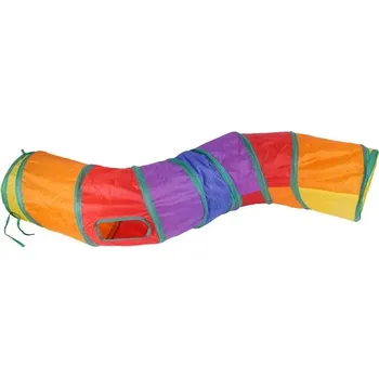 Hračka pro kočku Tunel pro kočky s míčkem | skládací prolézačka pro kočky - 27